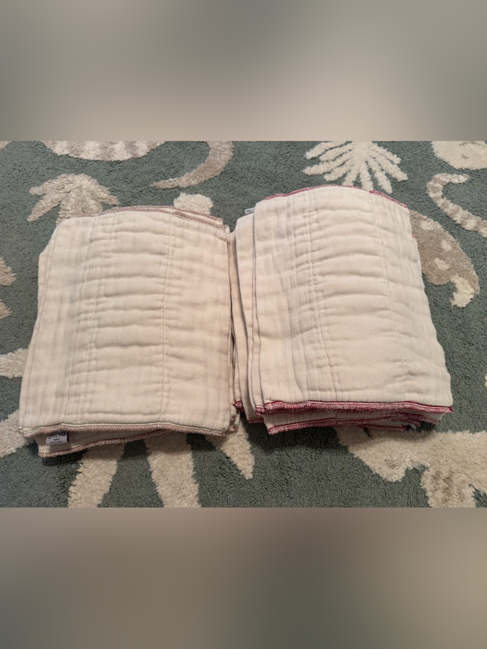 Lot of trifold cloth diaper inserts